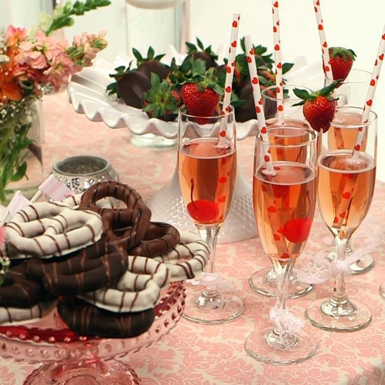 A Girlie Valentine's Day Dessert Table