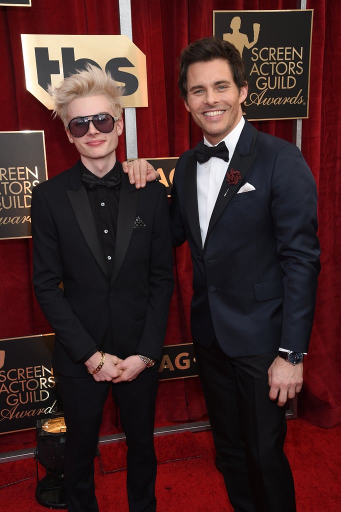 James Marsden and His Son at the 2017 SAG Awards POPSUGAR Celebrity