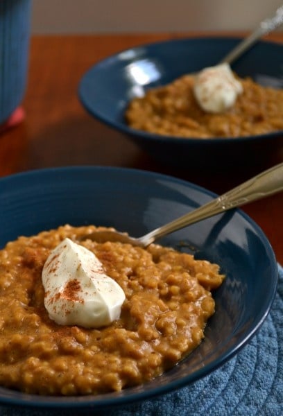 Pumpkin Pie Steel-Cut Oats