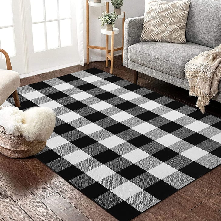 Buffalo Plaid Rug Best Fall Home Decor From Amazon POPSUGAR Home UK