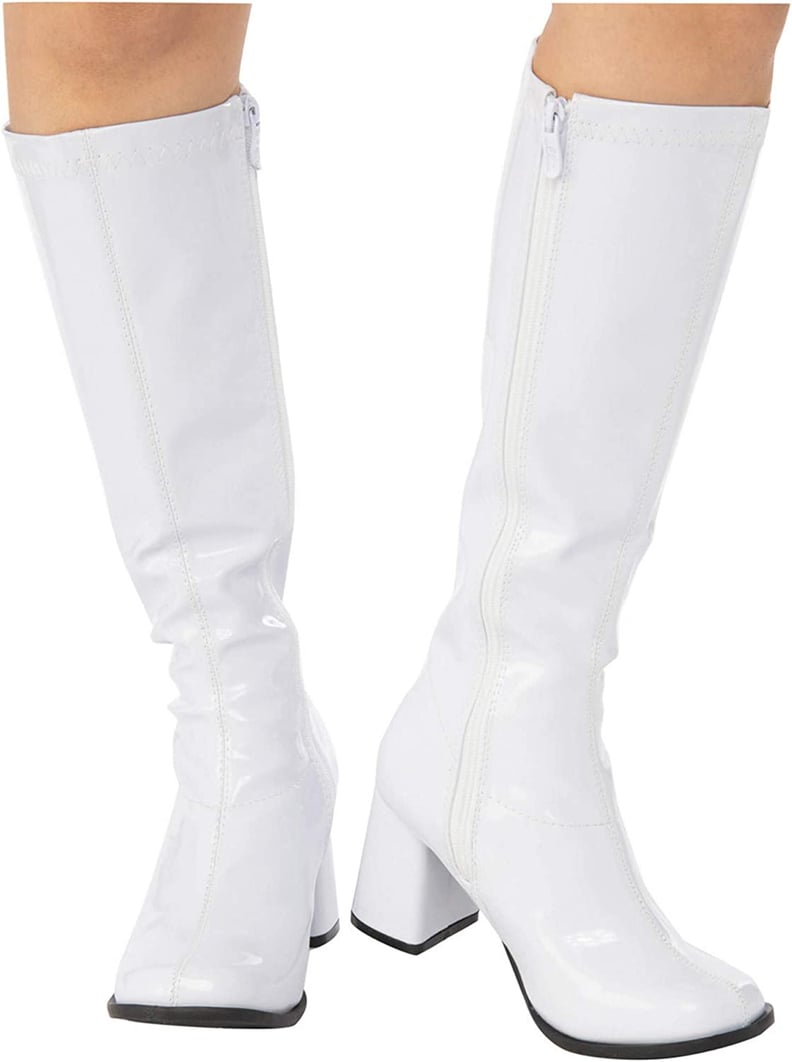 A GoGo White Boot: White GoGo Boots