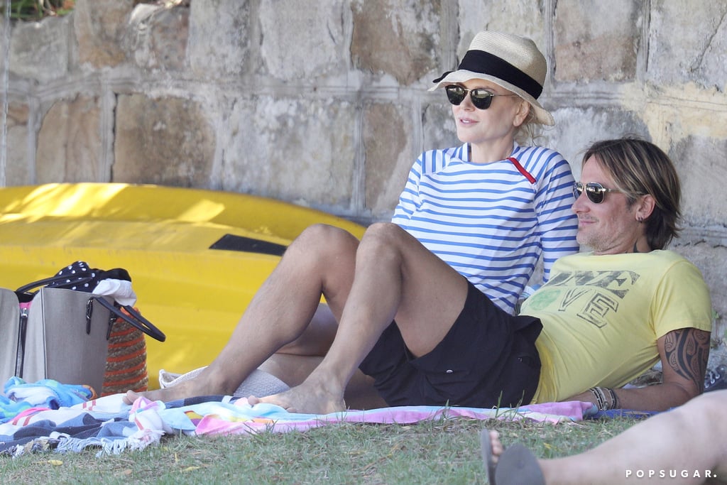 Nicole Kidman and Keith Urban at Beach in Sydney 2016