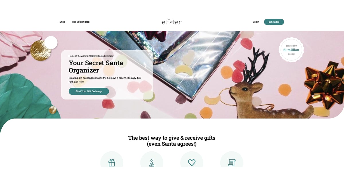 elfster gift exchange date