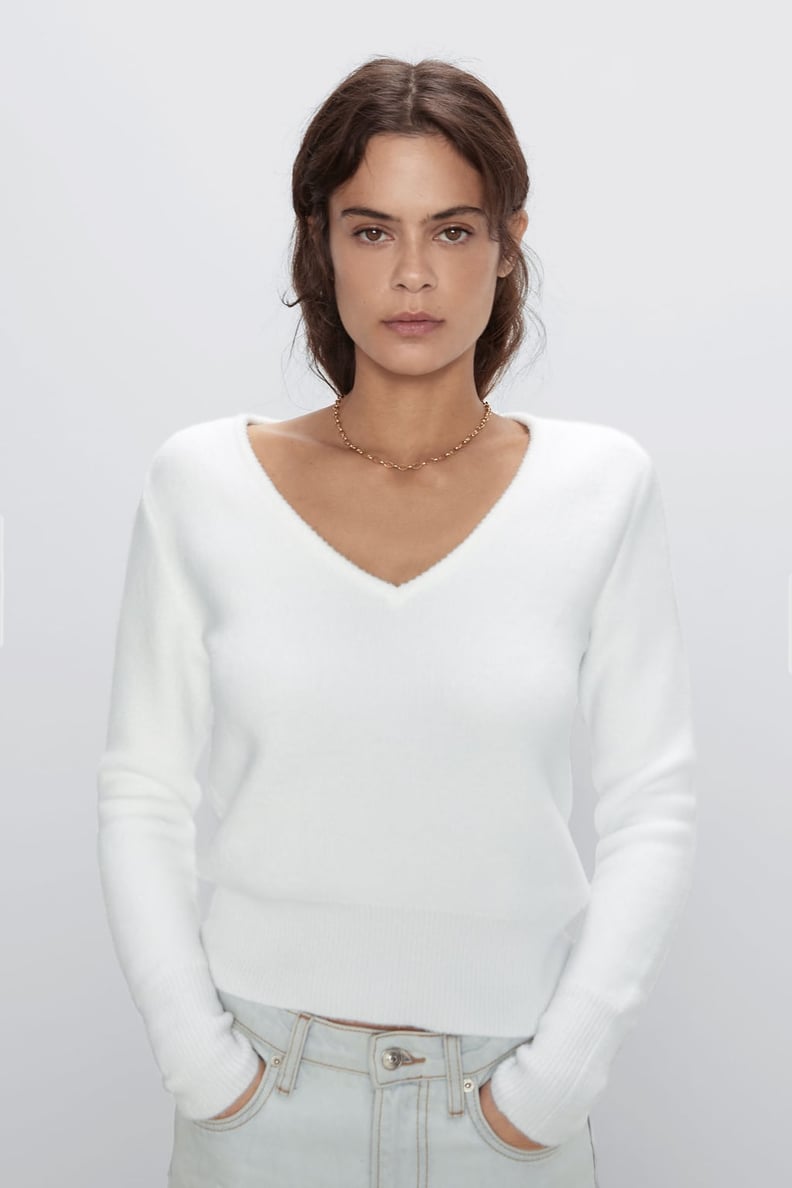 Zara Faux Fur Sweater
