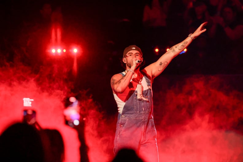 Bad Bunny at the Billboard Latin Music Awards 2023 held at Watsco Center on October 5, 2023 in Coral Gables, Florida. (Photo by Christopher Polk/Billboard via Getty Images)