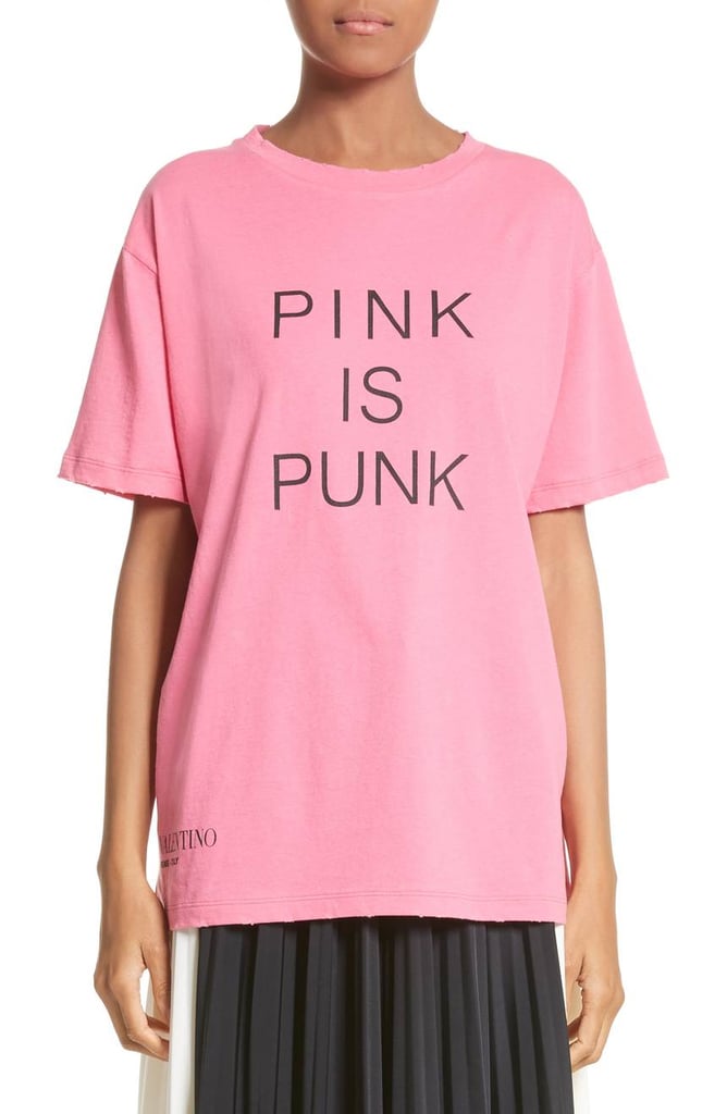 Valentino Pink Is Punk Cotton Tee