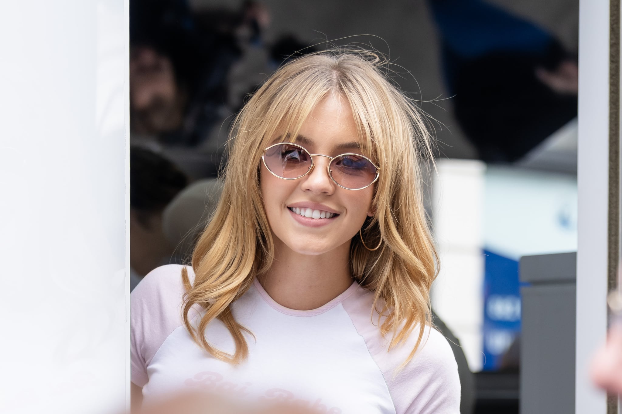 NEW YORK, NEW YORK - JUNE 14: Sydney Sweeney is seen in Union Square on June 14, 2023 in New York City. (Photo by Gotham/GC Images)