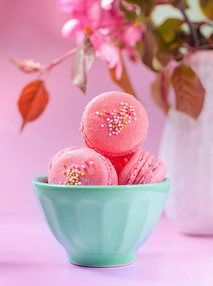 Raspberry Macarons