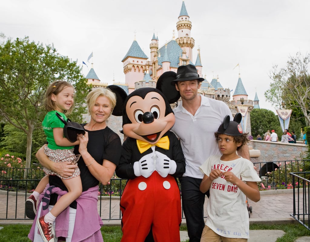 Hugh Jackman and his family took an April 2009 trip to Disneyland in Anaheim.