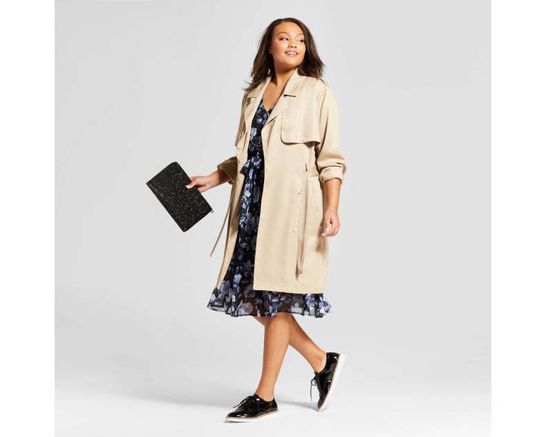 A New Day Women's Plus Size Trench Coat