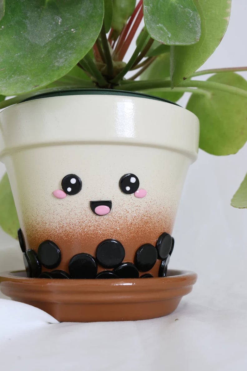 For Plant Parents: Boba Tea Plant Pot