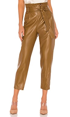 Amanda Uprichard Tessi Faux Leather Pants