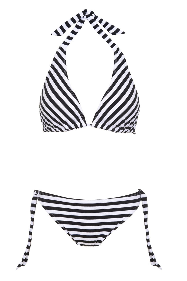 Swimsuits For All Elite Striped Ribbed Bikini