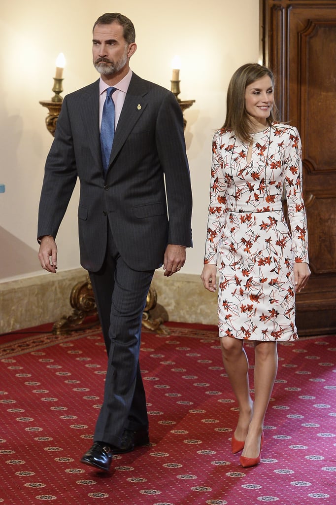 King Felipe VI and Queen Letizia in Oviedo, Spain.