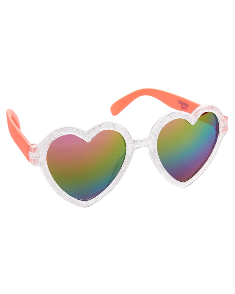 Osh Kosh Sparkle Rainbow Heart-Shaped Sunglasses