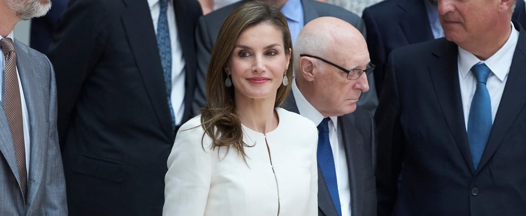 Queen Letizia Wearing White June 2017