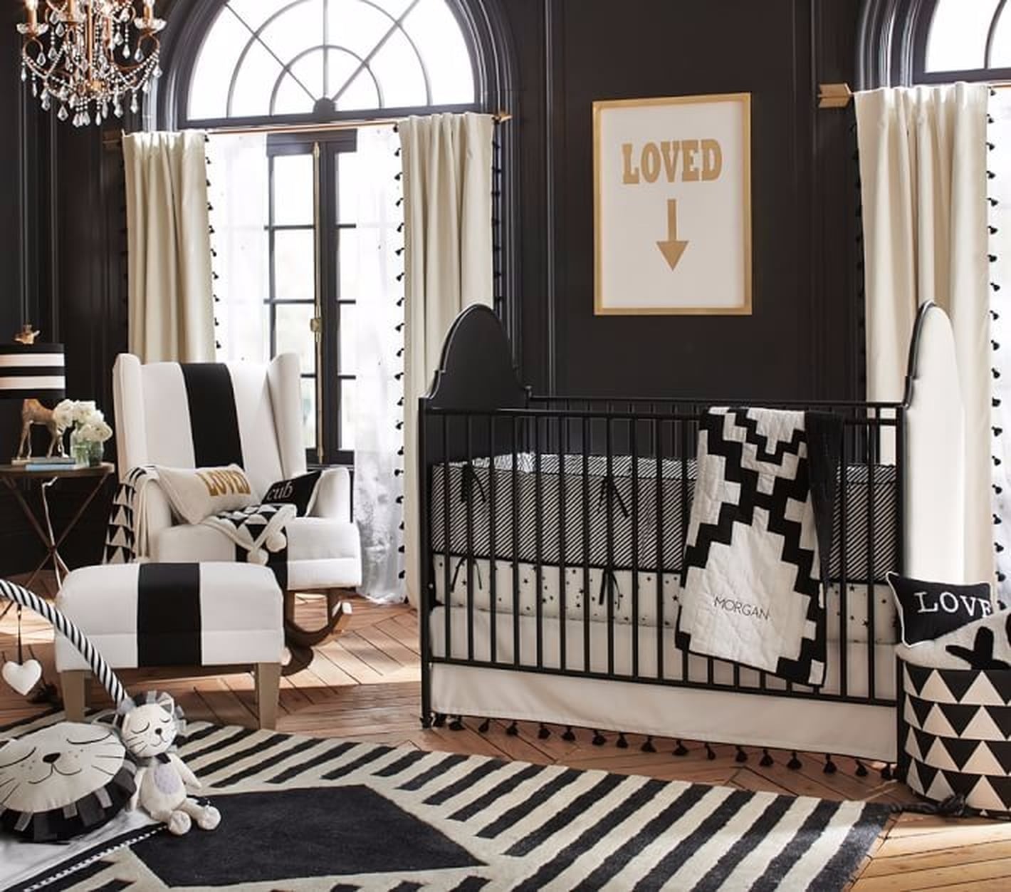 Black and White Nursery Decor | PS Family