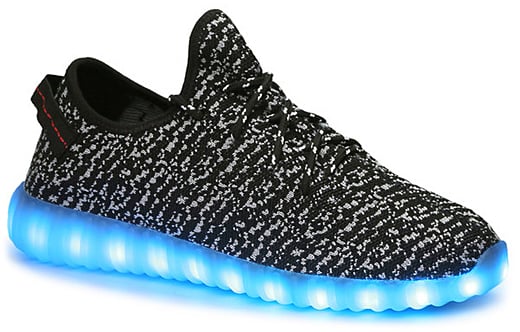 Mosaics Black LED Sole Sneaker ($129) takes us back to our childhood days when all we wanted was light-up shoes.