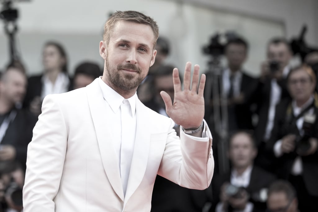 Ryan Gosling Promoting First Man Pictures