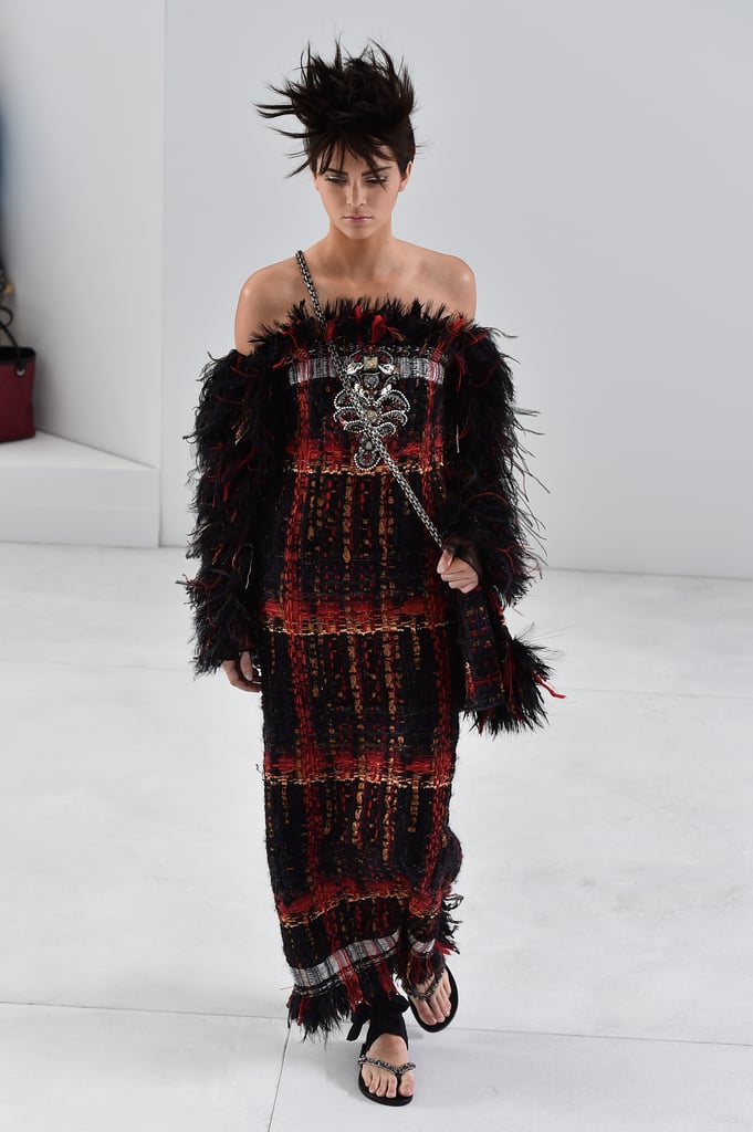 Kendall walked the Chanel Haute Couture show at Paris Fashion Week on Tuesday.