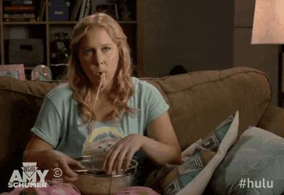 Sister 1: “Hey, want to go out tonight?”
Sister 2: *Takes off bra and makeup* "Sorry sis, bra is unhooked, makeup is off, and helping myself to some leftover spaghetti."