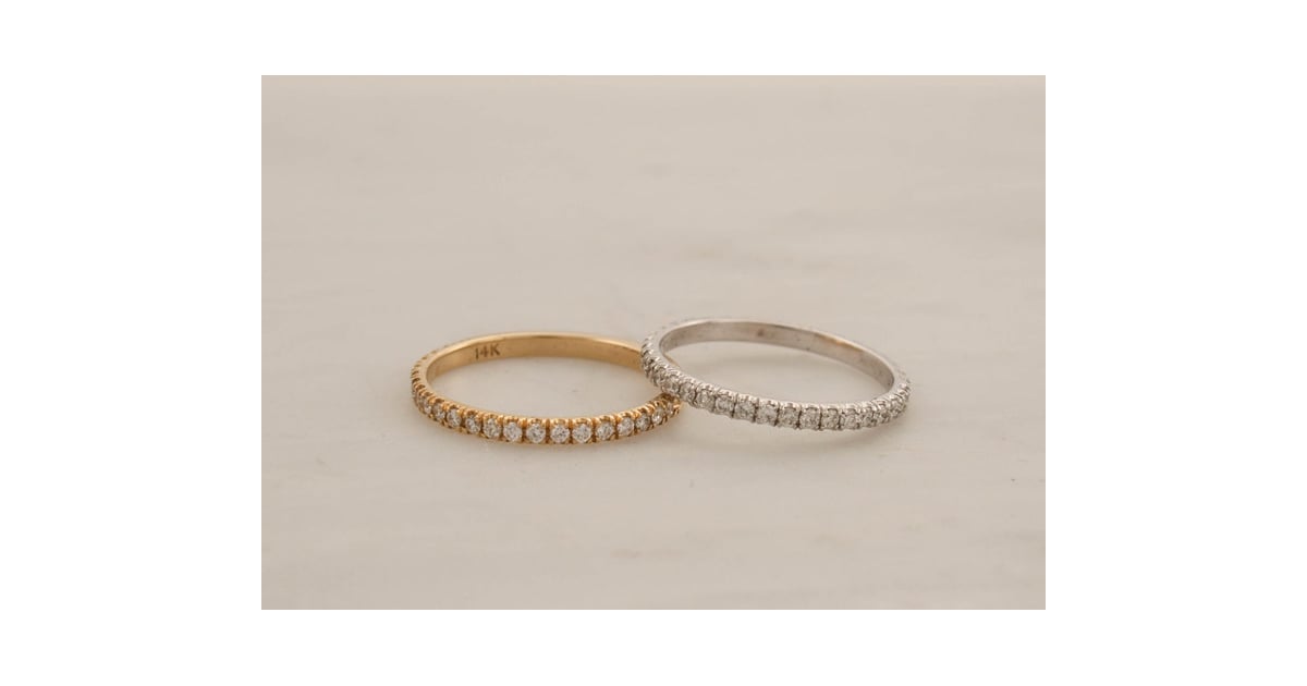 Etsy Handmade Skinny Eternity Diamond Stacking Ring in 14K ...