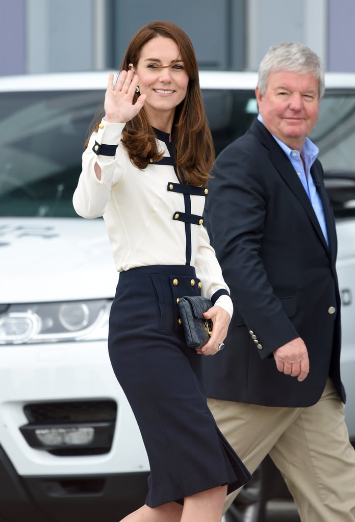 Kate Middleton in Alexander McQueen Military Dress May 2016