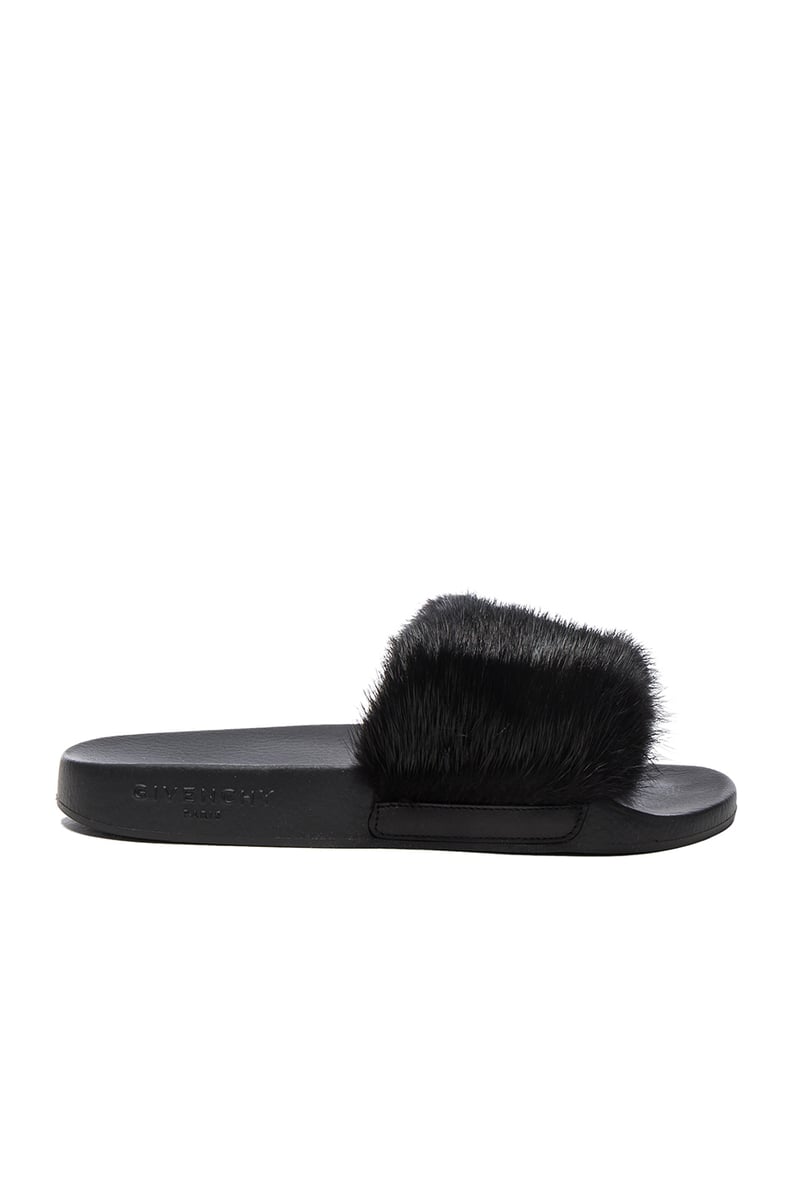 Givenchy Mink Fur Slides