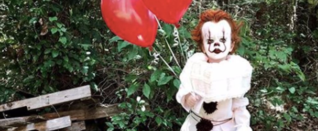Boy Dressed as Clown From Stephen King's It