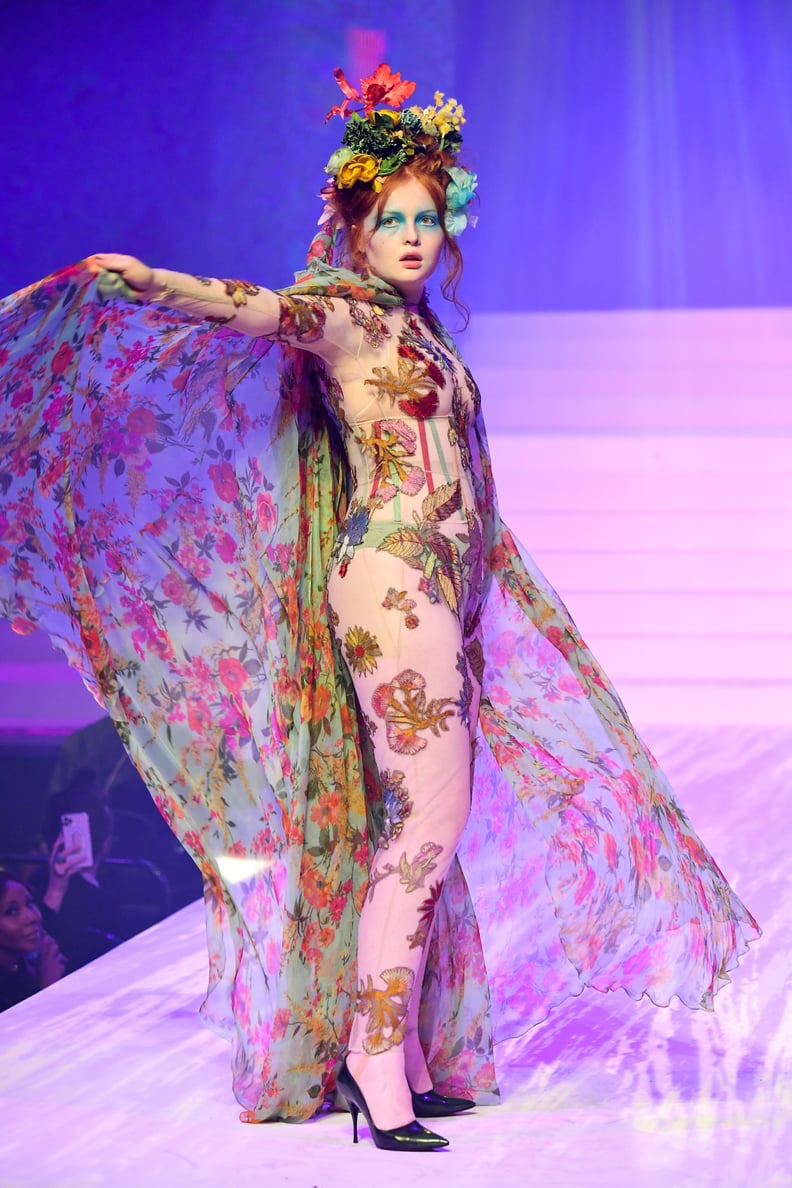 Tess McMillan on the Jean Paul Gaultier Runway