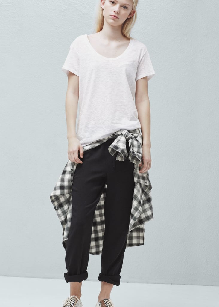 Flecked Cotton-blend T-shirt