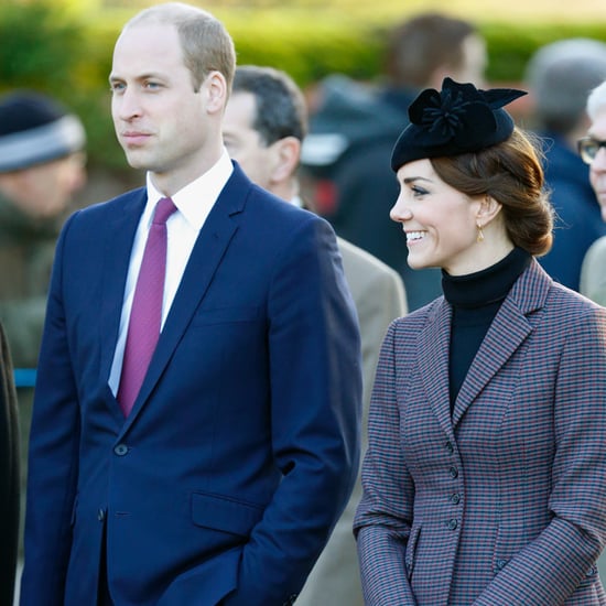 Kate Middleton and Prince William in Sandringham 2016