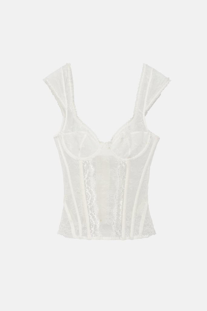 A Sexy Top: Zara Lace Corset Limited Edition