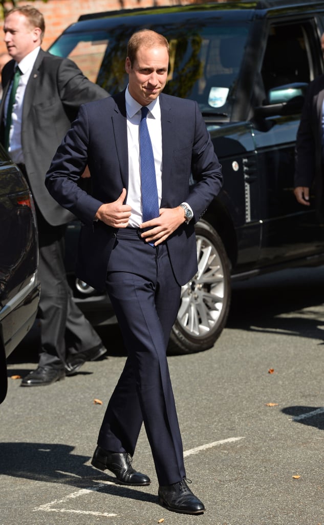 Prince William After Royal Baby Announcement | Photos