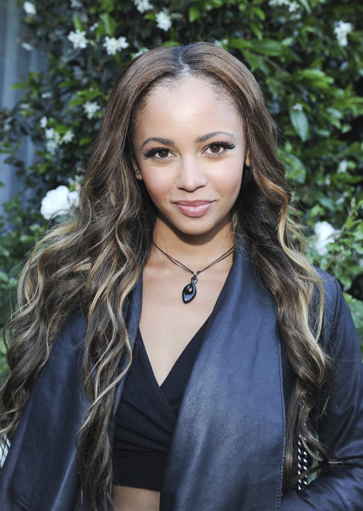 Vanessa Morgan's Blonde Highlights in 2017