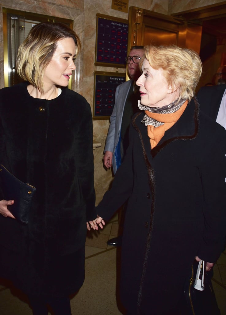 Sarah Paulson Holland Taylor Date Night December 2015