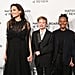 Angelina Jolie, Shiloh, and Zahara Board Review Awards Gala