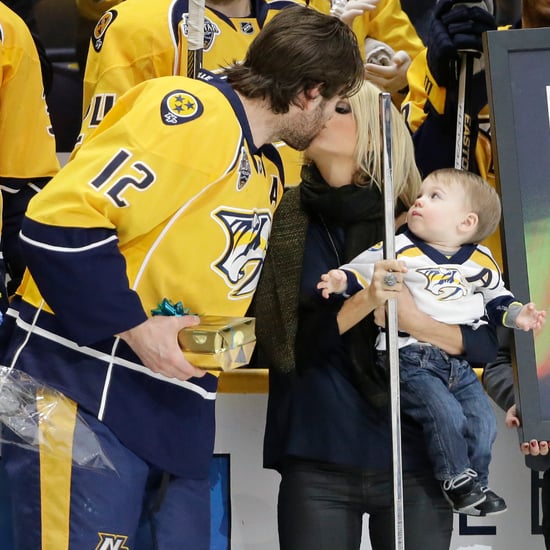 Carrie Underwood and Mike Fisher Kiss March 2016
