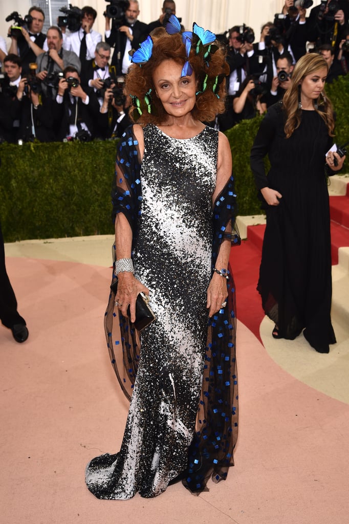 Diane von Furstenberg | Met Gala Red Carpet Dresses 2016 | POPSUGAR ...