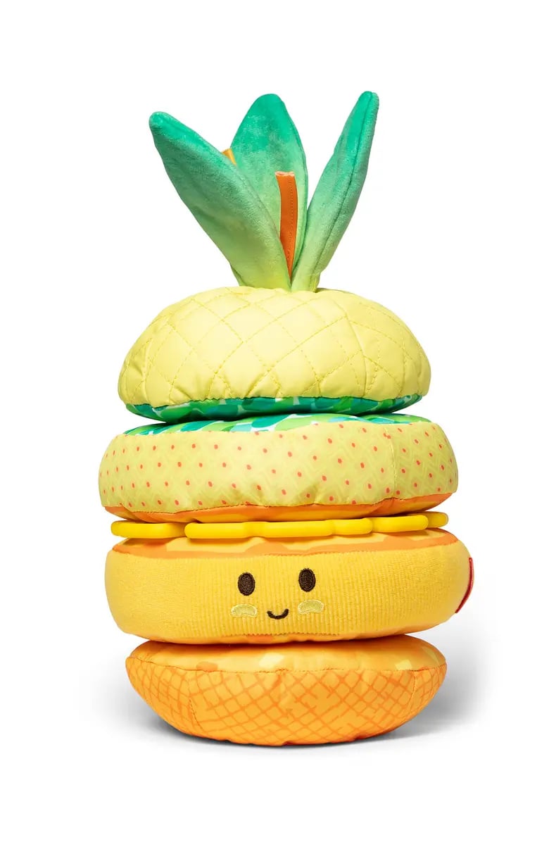 Melissa & Doug Pineapple Soft Stacker Baby Toy