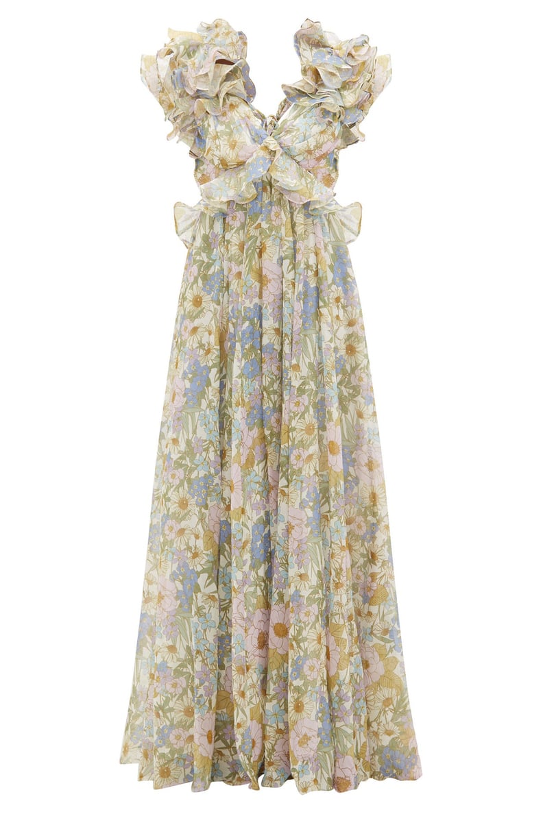 Zimmermann Super Eight Floral-Print Cotton-Blend Maxi Dress