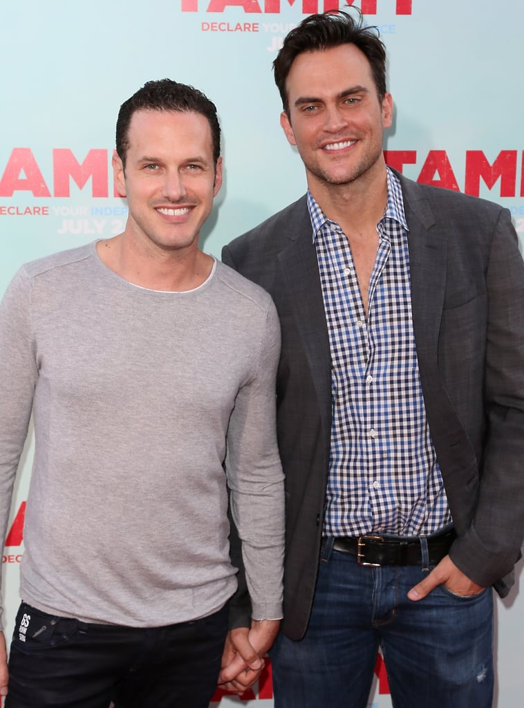 Cheyenne Jackson and Jason Landau