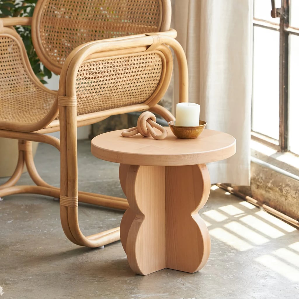 A Statement Stool: Wood Stool