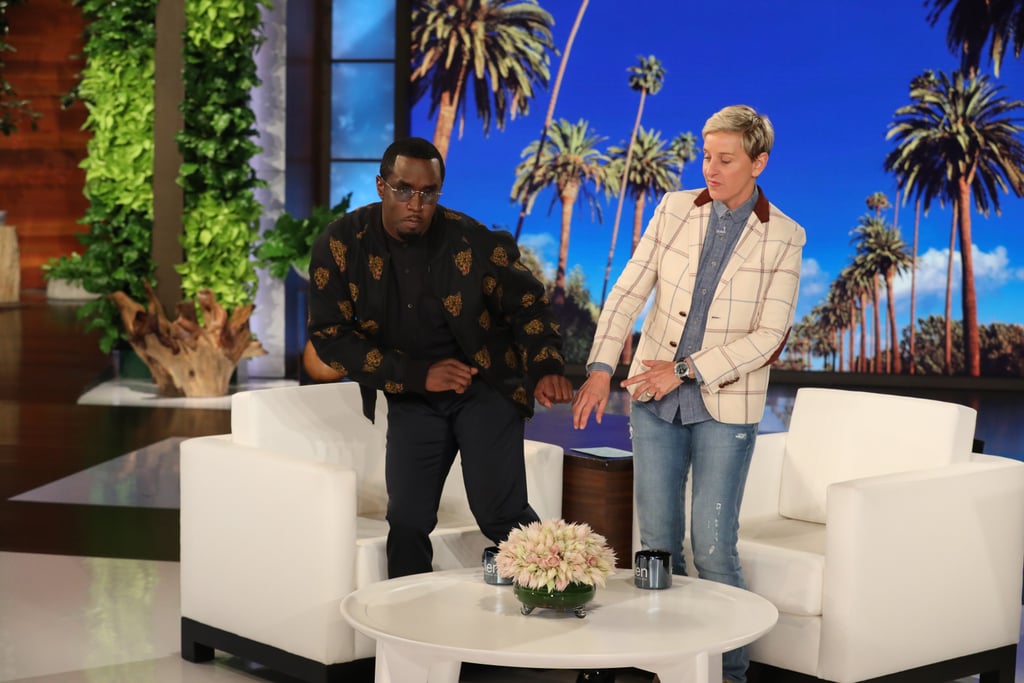 Sean Diddy Combs Scared by a Clown on Ellen 2018