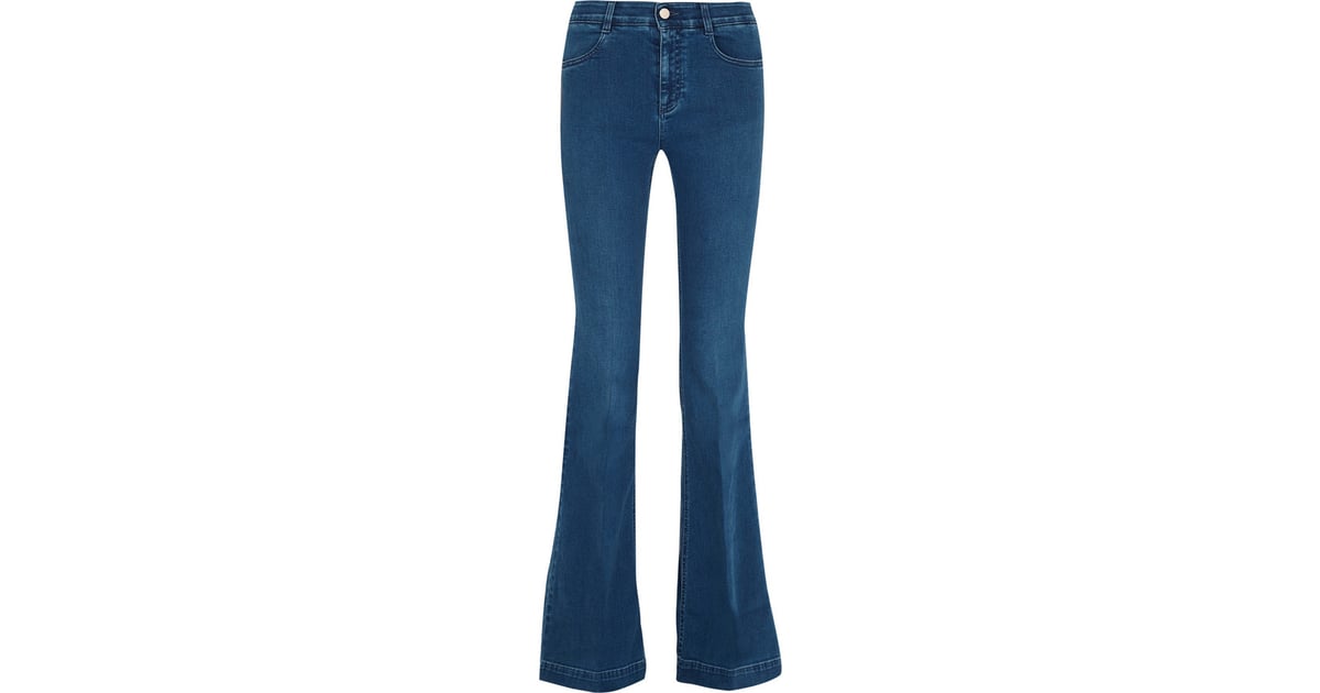 Stella McCartney Mid-Rise Flared Jeans ($365) | Spring 2016 Denim ...