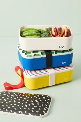 Clare V. for Anthropologie Bamboo Melamine Bento Box