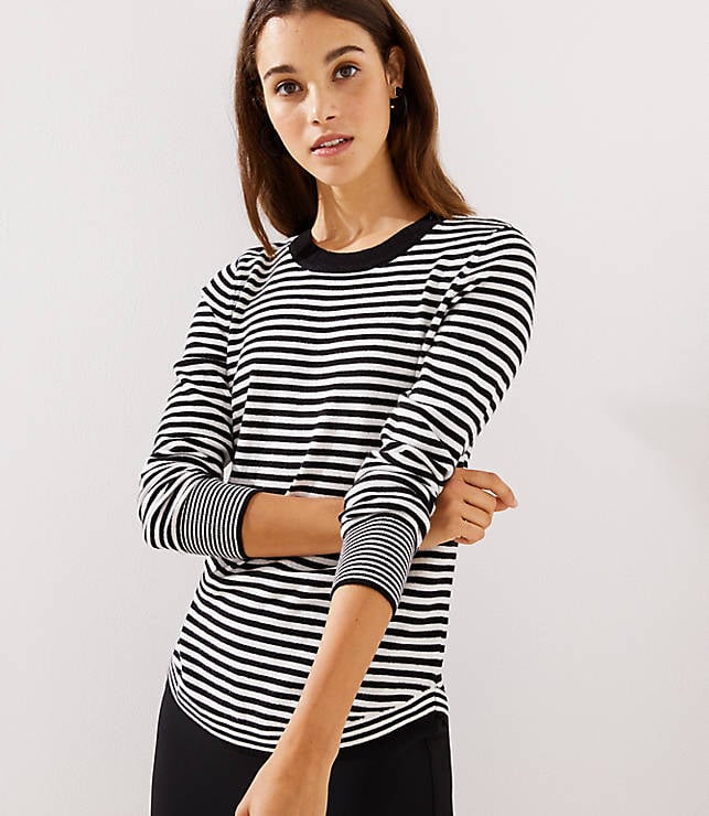 Loft shirttail clearance sweater