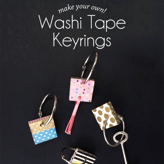 DIY Washi Tape Keyrings