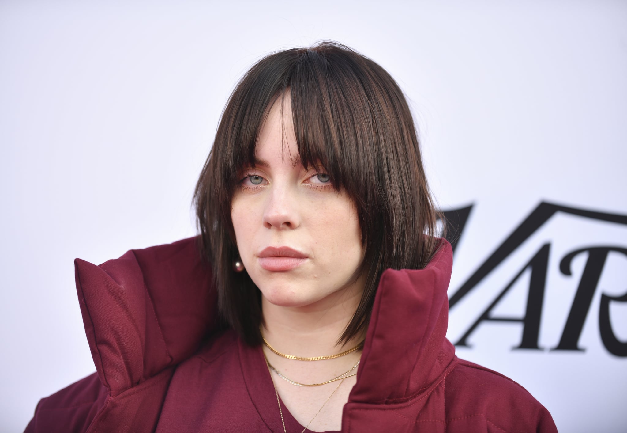 LOS ANGELES, CALIFORNIA - DECEMBER 04: Billie Eilish attends Variety 2021 Music Hitmakers Brunch presented by Peacock and GIRLS5EVA at City Market Social House on December 04, 2021 in Los Angeles, California. (Photo by Rodin Eckenroth/FilmMagic)