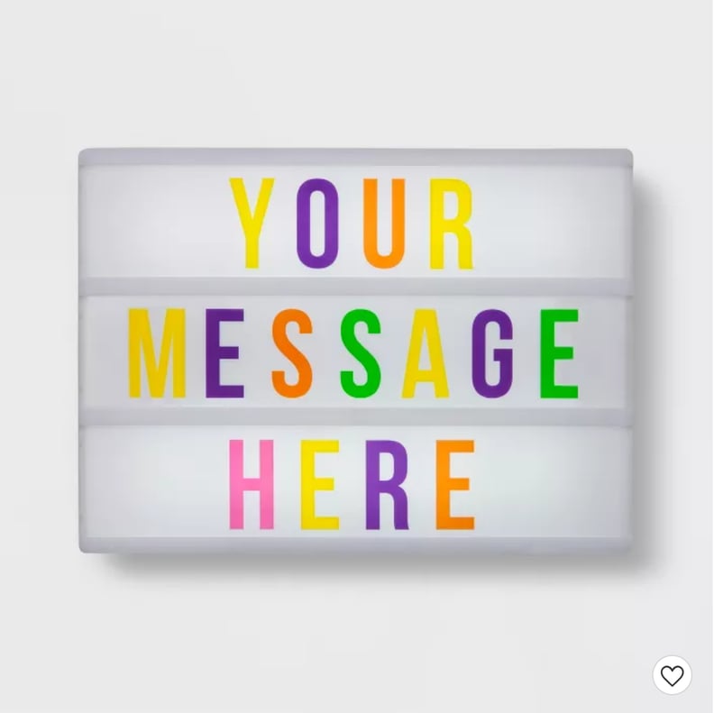 Your Message Here Light Box